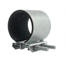 Хомут ремонтный односторонний трубный стальной оцинкованный Сансфера 44х32х70 мм