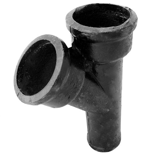 Тройник чугунный канализационный косой Ду 100-50 45гр б/н ГОСТ 6942-98 в Омске