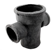 Крестовина чугунная канализационная косая Ду 100-100-100 45гр б/н одноплоскостная ГОСТ 6942-98