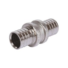 Муфта латунная для PE-X труб Дн 20 оцинкованная RAUTHERM S Rehau