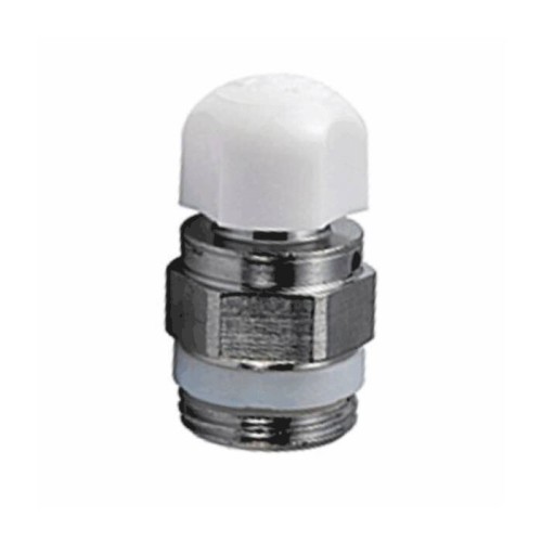 Кран Маевского ручной латунный Ду-15 (1/2") Ру-10 НР (НАР) с колпачком Giacomini R66A в Омске