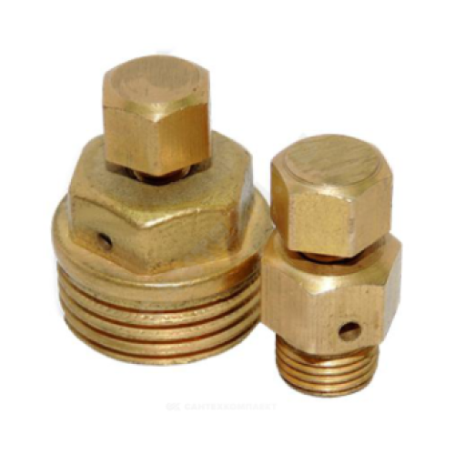 Воздухоотводчик ручной латунный Ду-15 (1/2") Ру-10 НР (НАР) угловой Цветлит ВО-1,0 в Омске