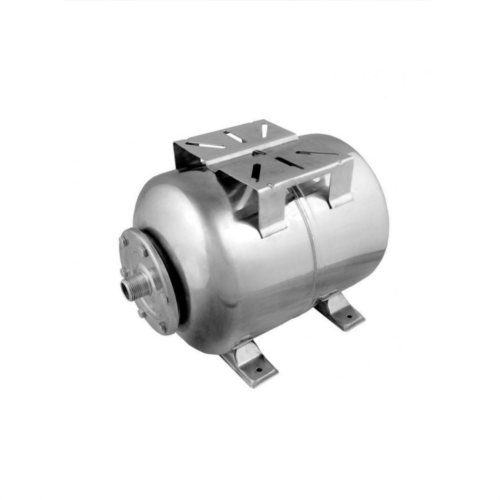 Гидроаккумулятор горизонтальный нержавеющий с наружной резьбой EPDM Unipump 6 бар 24 л в Омске