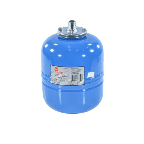 Гидроаккумулятор вертикальный стальной с наружной резьбой Wester WAV 10 бар 1000 л в Омске