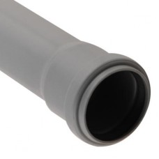 Патрубок канализационный PP-H компенсационный серый Дн 40 б/нап в/к HT HTL Ostendorf