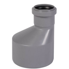 Переход канализационный PP-H на чугун серый Дн 110-124 б/нап без манжеты VALFEX