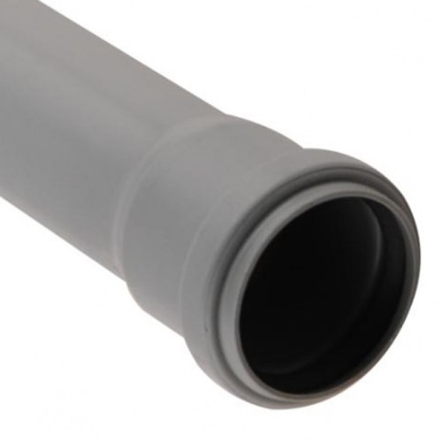 Патрубок канализационный PP-H компенсационный серый Дн 110 б/нап в/к HT HTL Ostendorf в Омске