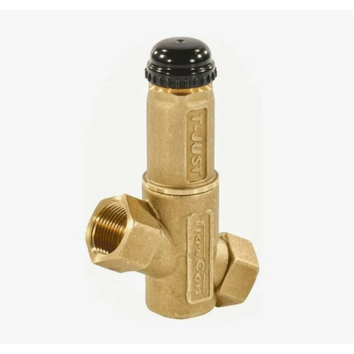 Клапан балансировочный латунный термостатический с внутренней резьбой 1,0 МПа R158A Giacomini 20 мм в Омске