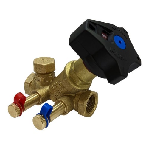 Клапан балансировочный латунный ручной с внутренней резьбой 1,6 МПа STAD.BY-1 Цветлит 20 мм в Омске