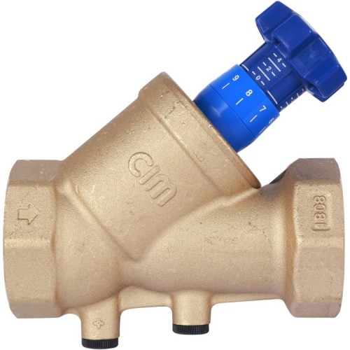 Клапан балансировочный латунный ручной с внутренней резьбой 2,5 МПа BL.220 MVI 32 мм в Омске