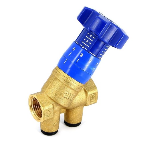 Клапан балансировочный латунный ручной с внутренней резьбой 2,5 МПа CIM 787OT Cimberio 25 мм в Омске