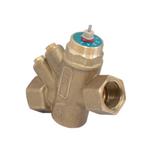 Клапан балансировочный латунный комбинированный с внутренней резьбой 2,5 МПа R206AM Giacomini 15 мм в Омске