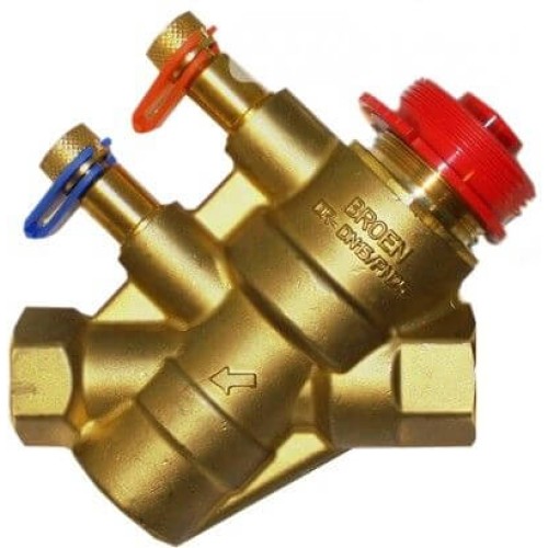 Клапан балансировочный латунный автоматический с внутренней резьбой 2,5 МПа Ballorex Dynamic Broen 20 мм в Омске