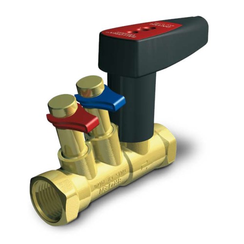 Клапан балансировочный латунный ручной с внутренней резьбой 2,5 МПа Ballorex Venturi FODRV Broen 25 мм в Омске