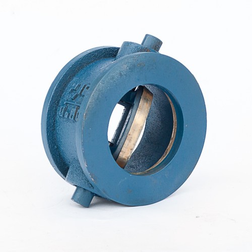 Клапан обратный чугунный поворотный фланцевый 1,6 МПа 19ч01бр КАЗ 100 мм в Омске