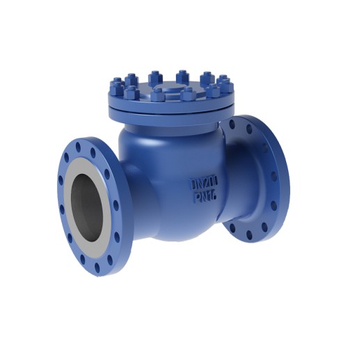 Клапан обратный стальной поворотный фланцевый 1,6 МПа 19с76нж ЧАЗ 80х310 мм ГОСТ 33423-2015 в Омске