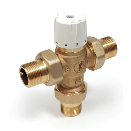 Клапан смесительный латунный термостатический седельный с наружной резьбой 1,0 МПа Giacomini 50х234 мм в Омске