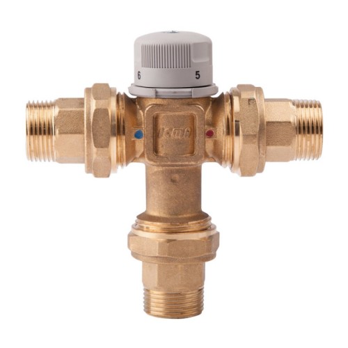 Клапан смесительный латунный термостатический седельный с наружной резьбой 1,0 МПа Icma 20х124 мм в Омске