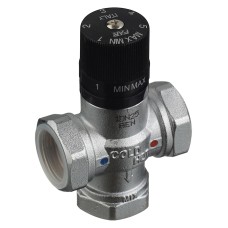 Клапан смесительный латунный термостатический с внутренней резьбой 1,0 МПа TermoFar FAR 20 мм 3/4"