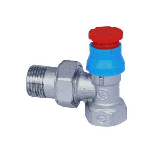 Клапан термостатический угловой Ду-15 Ру-10 ВР (ВН) с преднастройкой R401PTG Giacomini в Омске