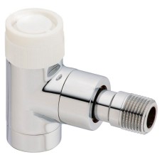 Клапан термостатический угловой Ду-15 (1/2") Ру-10 ВР-НР (ВН-НАР) хром серия E Oventrop