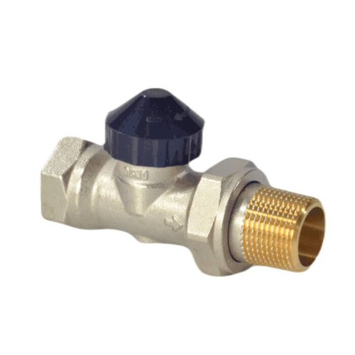 Клапан термостатический угловой Ду-15 Ру-10 ВР (ВН) гайка М30х1,5 с преднастройкой TR-N Ридан в Омске