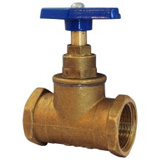 Клапан запорный латунный с внутренней резьбой 1,6 МПа 15б3р Цветлит 32х83 мм ТУ 206-3973235-01-93