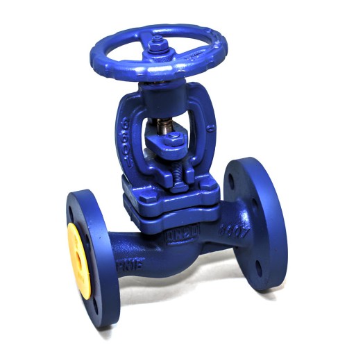 Клапан запорный сальниковый чугунный фланцевый 1,6 МПа 215A Zetkama 50х230 мм в Омске