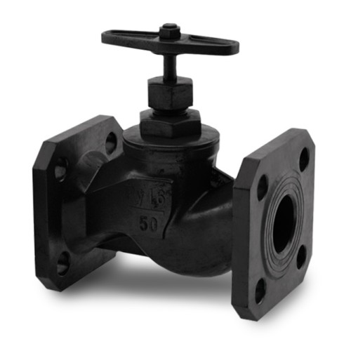 Клапан запорный чугунный фланцевый 1,6 МПа 15ч14п Китай 65х290 мм в Омске