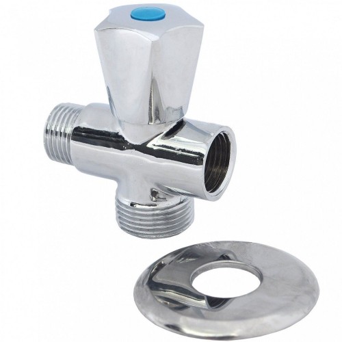 Клапан седловой бытовой трехходовой латунный с внутренней-наружной резьбой 1,0 МПа Aquasfera 1047 Aquasfera 87 мм в Омске