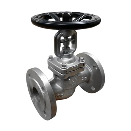 Клапан запорный сильфонный нержавеющий фланцевый 4,0 МПа KV35 Гранвент 150 мм в Омске