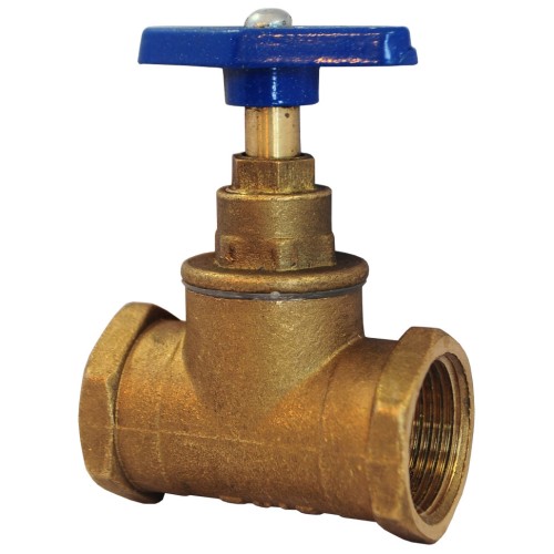 Клапан запорный латунный с внутренней резьбой 1,6 МПа 15б3р Цветлит 50х101 мм ТУ 206-3973235-01-93 в Омске