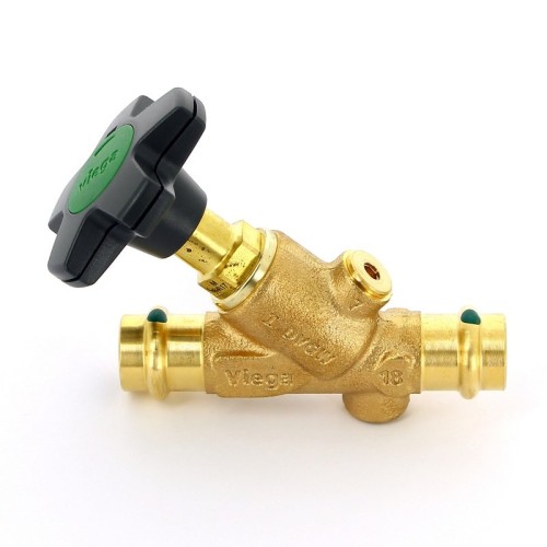 Клапан запорный бронзовый пресс 1,6 МПа Viega 25 мм в Омске