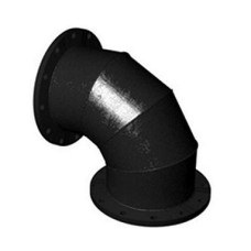 Колено (отвод) раструб-фланец УРФ ВЧШГ с ЦПП Ду-400