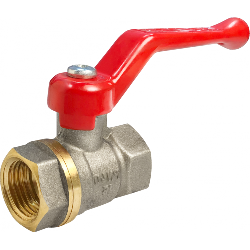 Кран запорный латунный стандартнопроходной с ручкой-рычагом ВР (ВН) Ру 16 ПРАКТИК 120 ГАЛЛОП 15 мм 1/2" в Омске