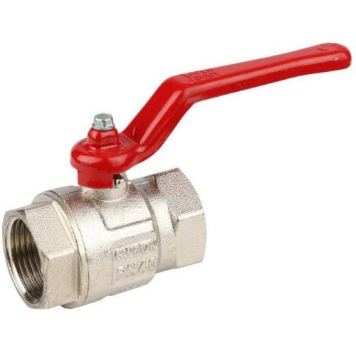 Кран запорный латунный полнопроходной с ручкой-рычагом ВР (ВН) Ру 25 BV.311 MVI 20 мм 3/4" в Омске