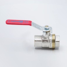 Кран запорный латунный полнопроходной с ручкой-рычагом ВР (ВН) Ру 30 BS1152A Tecofi 10 мм 3/8"