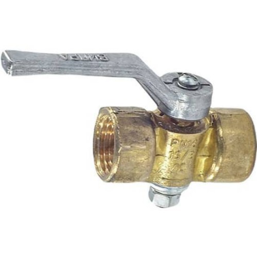 Кран латунный трехходовой стандартнопроходной для манометра без фланца с ручкой ВР (ВН) Ру 16 КШМ, 11Б27п11 ВИПРА 15 мм 1/2" в Омске