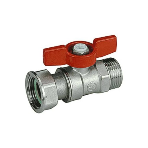 Кран запорный латунный стандартнопроходной с ручкой-бабочкой ВР-накидная гайка Ру 42 R251P Giacomini 15х68 мм 1/2" в Омске