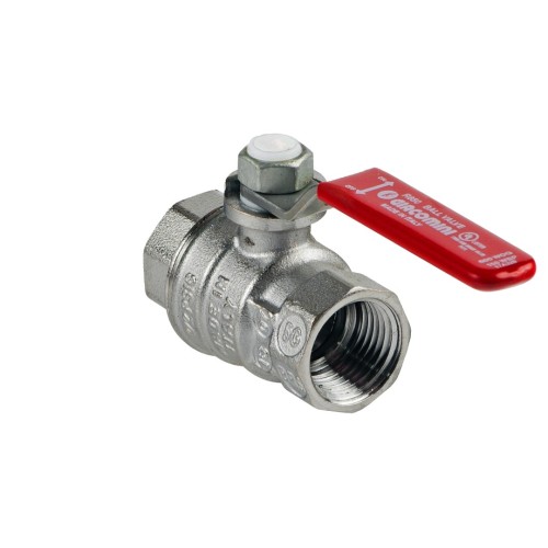 Кран запорный латунный полнопроходной с ручкой-рычагом ВР (ВН) Ру 35 R850 Giacomini 10х46 мм 3/8" в Омске