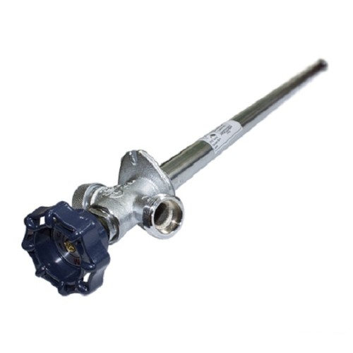 Кран водоразборный латунный незамерзающий стандартнопроходной без штуцера маховик НР Ру 10 15х450 мм 3/4" в Омске