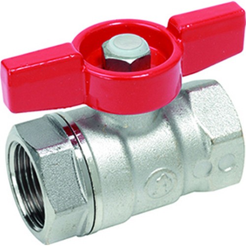 Кран запорный латунный полнопроходной с ручкой-бабочкой ВР (ВН) Ру 35 R851 Giacomini 8х43 мм 1/4" в Омске