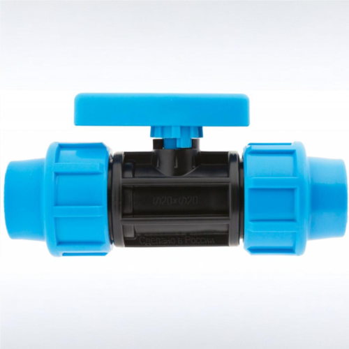 Компрессионный кран ПНД Дн 20-20 Ру-16 Джилекс в Омске