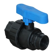 Компрессионный кран ПНД Ду-33 (1 1/4"-1") ВР (ВН) Ру-16 VALFEX