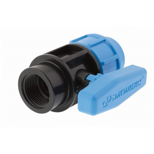 Компрессионный кран ПНД Дн 25-3/4" Ру-16 ВР (ВН) Джилекс в Омске