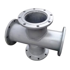 Крест фланцевый КФ Ду 150-100 (500-400) ВЧШГ с ЦПП цинк+AL ГОСТ ISO 2531-2012