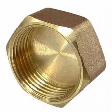 Заглушка латунная торцевая ВР (ВН) STOUT 15 мм 1/2"