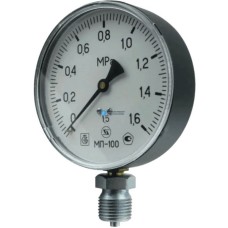 Манометр радиальный диаметр 160мм 0-25 кгс/см2 (0-2,5 МПа) G1/2" МТ-160 Багория