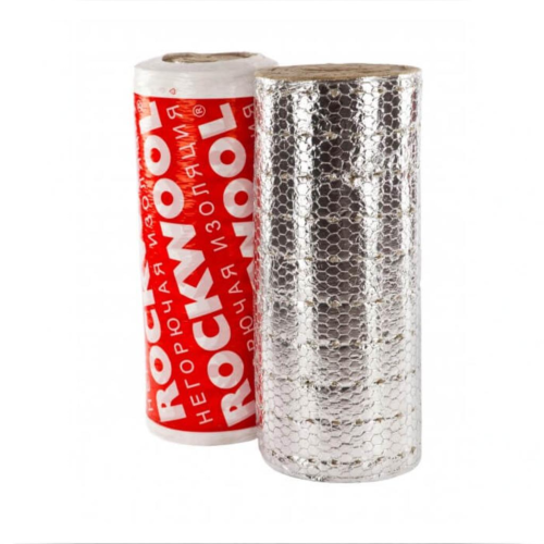 Рулон минеральная вата 30х1000-7 ROCKWOOL WIRED MAT 105 ALU 1 в Омске