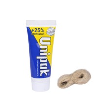 Набор для уплотнения резьбы №1 лен Unigarn 13гр + паста 25гр вода Unipak